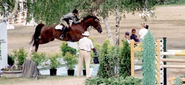 International Bromont, Ian Millar franchissant la rivière».