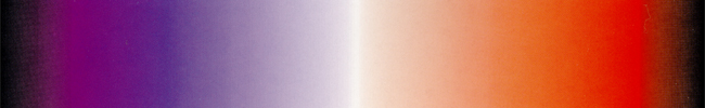 Image du spectre de perception couleur chez le cheval